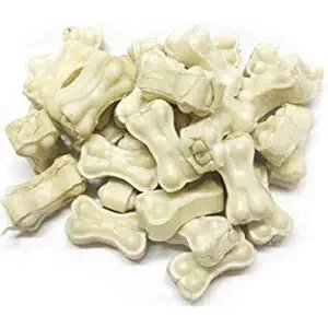 Raw Hide Pressed Dog Bones For Chewing & Munching,2Inch (500Gm)