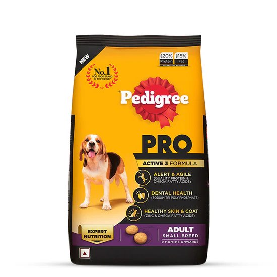 Pedigree PRO Expert Nutrition Adult Small Breed Dry. Dog Food - 3kg