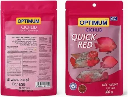 Optimum Vtelor Cp Cichlid | 100 G | Aquarium Dry Fish Food For All Life Stages, 1 Count
